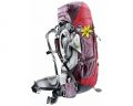 Рюкзак DEUTER Aircontact 60+10 SL цвет 5518 aubergine-cranberry Для треккинга