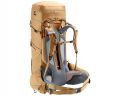 Рюкзак DEUTER Aircontact Core 60+10 цвет 6318 almond-teal Для треккинга