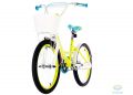 Велосипед 20 Pride Sandy Білий/лайм/бірюзовий 2018