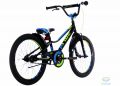 Велосипед 20 Pride Jack черный/синий/лайм 2018