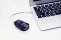 Світло переднє INFINI SUPER LAVA 4 ф-ції, 2LED чорний/титан USB + кріплення на шолом