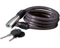 Замок тросиковий KLS Beat чорний 8x1000 мм