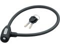 Замок тросиковый KLS Jolly черный 12x650 мм.