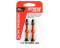 Бескамерный ниппель Stan's Notubes FV 44мм (2шт на блистере) оранжевые