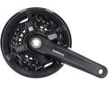 Шатуны Shimano FC-MT210-3, 175мм, 40X30X22, интегрированная ось, защита звезд, без каретки