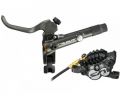Тормоз гидравл. дисковое Shimano M820 SAINT переднее (левая ручка, 4-поршн калипер, J-kit гидролиния 1000мм)