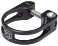 Зажим підседельного штиря PRO 28,6 mm, чорний