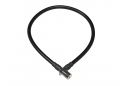 Замок OnGuard Lightweight Key Coil Cable Lock. стальний трос 120см х 8мм, з вініловим покриттям + 2 ключа, чорний