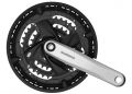Шатун SHIMANO FC-M371-L 48х36х26T, під 9ск. 175мм, пластикова Захист silver