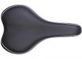 Седло Green Cycle GSD-254 Moderate Unisex, стальные рейлы, черное