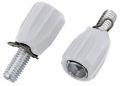 Гайка JAGWIRE Index BSA039 регул. (M5) - White (2шт)