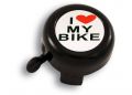 Дзвоник Green Cycle GBL-251 I love my bike стальний синій