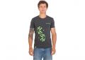 Футболка чоловіча Cannondale сіра з зеленим орнаментом розмір L