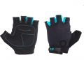 Рукавички Green Cycle Frida Feminine без пальців M чорно-бірюзові