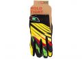 Перчатки Green Cycle NC-2369-2014 MTB с закрытыми пальцами L желто-красные