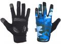 Перчатки Green Cycle Rocker с закрытыми пальцами M синий камуфляж