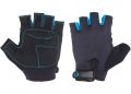Перчатки Green Cycle SIMPLA без пальцев S черно-синие