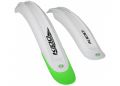 Комплект крил 20 SIMPLA KIDO SDS CHOPPER, з бризговиками білі з зеленими гумовими