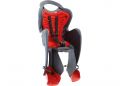 Сидіння задн. Bellelli Mr Fox Сlamp (на багажник) до 22кг, сіре з червоною підкладкою