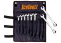 Набір ключів ICE TOOLZ 41B8 з трещіткою від 8 до15мм, в кармане