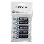 Балон LEZYNE CO2 16G 5 штук Сріблястий Y13
