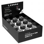 Пакування 24шт переднього світла LEZYNE FEMTO USB DRIVE FRONT BOX SET Чорниий 15 люменів Y13