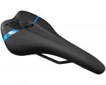 Сідло MERIDA COMP чорне матове/глянцеве синє, Довжина: 282 мм, Ширина: 155 мм (Універсальне)