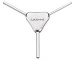 Ключ шестигранный 3 Way 2/2.5/3мм LEZYNE (Silver) серебристый
