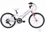 Велосипед 20 Apollo Neo girls Geared 2017 Gloss White/Gloss Pink / Gloss Blue 6-speed