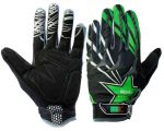 Перчатки Green Cycle NC-2355-2014 MTB с закрытыми пальцами S черно-зеленые