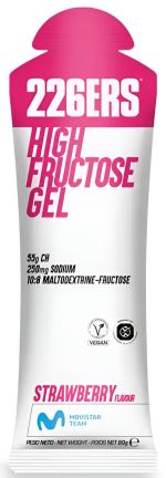 Енергетичний гель 226ERS High Fructose Полуниця 80г