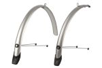 Комплект крил POLISPORT Towny 28 (51 мм) CITY/TRECKING сріблястий