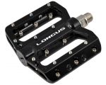 Педали Longus BMX Al пром. подшипники, черный