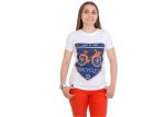 Футболка жіноча біла Classic bicycle розмір S