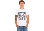 Футболка чоловіча біла When in doubt pedal it out розмір XL