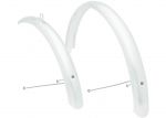 Крило пер+зад 26 Electra Townie Alloy білі