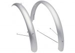 Крило пер+зад 26 Electra Townie Original матово-срібл.