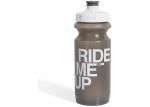 Фляга 0,6 Green Cycle GBT-512M Ride Me Up с Big Flow valve, LDPE серый ниппл/white matt cap/gray bottle
